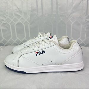 FILA Women's Reunion Original Fitness White Leather Sneakers Size 10